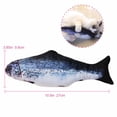 thumbnail image 5 of Cat Toy Electric Fish Wagging USB Rechargeable & Washable Realistic Plush Moving Fish Fun Toy for Cat Exercise Cat Chew Toy, 5 of 5
