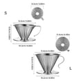 thumbnail image 5 of Pouring Over Coffee Filter Reusable Coffee Dripper Home Accessories Coffee Filter Cups Espresso Tool for Home, 5 of 11