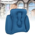 thumbnail image 3 of Almohada lumbar de vije, almohada lumbar inflable de vije, ergonómica, suave, para silla de oficina, almohada de apoyo para la espalda, almohada inflable de vije, coJínnern lumbar, 3 of 7