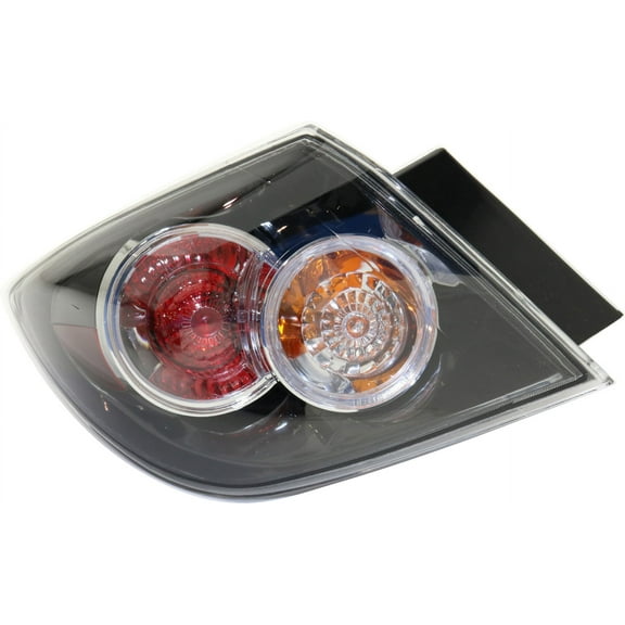 Tail Light Compatible With 2007-2009 Mazda 3 2009 Sport Left Driver With bulb(s)
