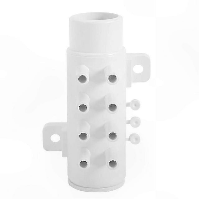 8-Port PVC Water Manifold for Hot Tubs and Plumbing Systems Accessory