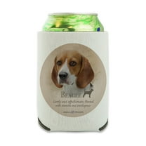 Beagle Dog Breed Can Cooler - Drink Sleeve Hugger Collapsible Insulator - Beverage Insulated Holder