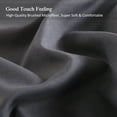 thumbnail image 3 of Unbranded 4 Piece Brushed Microfiber Bed sheet Set Wrinkle, Fade, Stain Resistant Dark Grey Full, 3 of 5