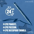thumbnail image 2 of NYX Professional Makeup Epic Epic Ink Liquid Eyeliner Matte Finish, NIGHT RISE, 0.03 fl oz, 2 of 10