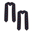 thumbnail image 2 of Kdxio Futuristic Purple Panther Graduation Stole Class, Graduation Sash, Unisex Adult 36" Academic Commencements-Sharp Corner, 2 of 7