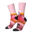 thumbnail image 1 of Fotbe Colorful Cartoon Biplane Calcetas Largas con Estampado para Hombre y Mujer – Calcetas de Compresión Transpirables y Elásticas, Viajar y Uso Diario Talla 5-11, 1 of 6