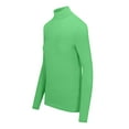 thumbnail image 2 of M&M SCRUBS Women's Long Sleeve Turtle-Neck T-Shirt Under Scrub (Light Green, Medium), 2 of 5