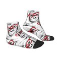 thumbnail image 3 of Bingfone Monkey Design Patterned Men'S Women'S Casual Cotton Socks, 3 of 9