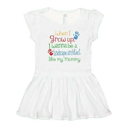

Inktastic Landscape Architect like Mommy Girls Toddler Dress