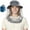 Grey, variant on Mosquito Head Net for Insects, Fly & Bug & Bee Protection,Bug Face Netting over Hat ,for Beekeeping, Camping, Hiking, Gardening, Safari(Black)