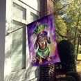 thumbnail image 7 of Dachshund King of Mardi Gras House Flag 28 in x 40 in, 7 of 7
