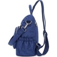 thumbnail image 3 of LHSHIDU Women Shoulder Backpack Multi-Pocket Nylon Purse Large Capacity Waterproof Casual Daypack, 3 of 7