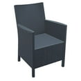 thumbnail image 2 of Compamia California Ensemble de Conversation pour Patio de 3 Pcs en Gris Foncé, 2 of 3