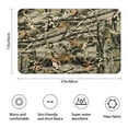 thumbnail image 3 of Autumn Camo Tree Branches Pattern Bathroom Rugs Mat,Non Slip Microfiber Bathroom Rug,Rubber Backing,Soft Bathroom Mats for Bathroom Floor,Tub and Shower,17x27in(43x68cm), 3 of 5