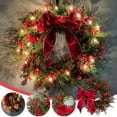 thumbnail image 1 of Awdenio Christmas Decoration Garland Simulation Red Fruit Leaf Door Hanging, 1 of 9