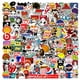 thumbnail image 1 of Pack de 201 pegatinas aleatorias para casco de skate, portátil, bike bomb. JAMW Sencillez, 1 of 5