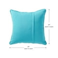thumbnail image 6 of Sunbrella 20 in. Square Outdoor Throw Pillow (2-Pack) - Canvas Aruba, 6 of 6