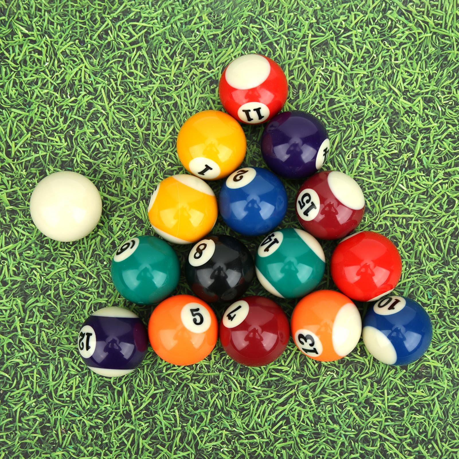 Fugacal Billiard Ball,16PCS Eco‑friendly 38MM Resin Children Billiard