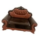 thumbnail image 5 of Sofá en miniatura, mini sillón, sofá, juego de simulación, accesorios de bricolaje, muebles en miniatura para habitación respaldo marrón, 5 of 9