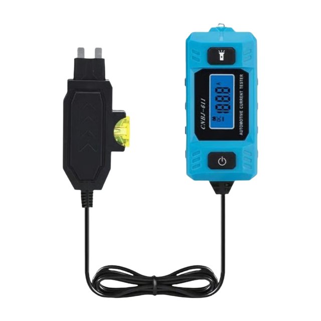 Automotive Circuit Fault Probe Tester, High Precision Current Tester, 20 A and 48 V Car Relay Fuse Blade Checker, Built-in Lighting