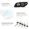 thumbnail image 5 of VIPMOTOZ For 2003-2006 BMW E46 Coupe 325CI 330CI LED Halo Headlights Headlamps, Driver and Passenger Side, 5 of 6