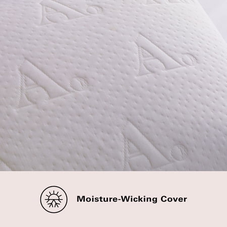 ALLSWELL SERENE FOAM BED PILLOW WITH TENCEL COVER, STANDARD/QUEEN