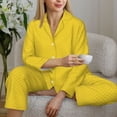 thumbnail image 6 of Pofeuu Corn 3 Print Womens Pajamas Set Long Sleeve Sleepwear Button Down Nightwear Soft Pj Lounge Sets Button Down Pajamas Women-Medium, 6 of 7