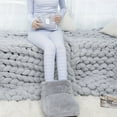 thumbnail image 2 of Chauffe-pieds Électrique Masseur Coussin Chauffant Réglages (Rose), 2 of 6