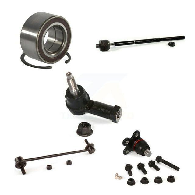 Transit Auto Front Wheel Bearing Suspension Lower Ball Joint Outer Inner Tie Rod End and Sway Bar Stabilizer Link Kit (5Pc) for Car Chevrolet Sonic K7T-102711
