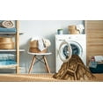 thumbnail image 2 of Ahgly Company Machine Washable Indoor Round Transitional Night Red Area Rugs, 5' Round, 2 of 7