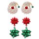 thumbnail image 1 of Pendientes navideños para mujer, pendientes navideños, joyas de regalo, 1 of 5