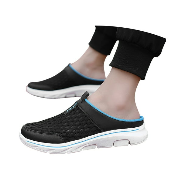 Mostsola Slides for Women Comfortable Mesh Sandals Slip on Sneakers Arch Support Walking Shoes