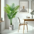 thumbnail image 6 of Anting 5ft Artificial Indoor Palm Tree with 13 Trunks, Faux Green Areca Palm Plant in Pot Fake Tropical Palm Tree for Home Decor Office House Living Room Indoor Outdoor, 6 of 8