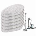thumbnail image 1 of 6-pack Washable Replacement Mop Cloths For Polti Vaporetto Vaporforce Brush Models Sv440, Sv450, Sv400, Sv420, And Smart 100, 1 of 5