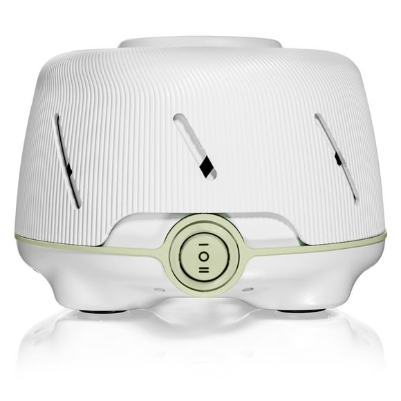 Yogasleep Dohm (White,Green) The Original White Noise Machine, Relaxing Natural Sound from a Real Fan, Noise Cancelling For Office Privacy, Sleep Aid For Adults & Baby, Travel Size Pin