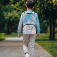 thumbnail image 3 of Pzuqiu Flower Dragon Kids Backpack for Students Age 6-18 Breathable Large Capacity 17 Inch Schoolbag for Preschool Elementary Middle High School Back to School Travel Use, 3 of 7
