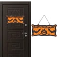 thumbnail image 2 of Halloween Door Sign Felt Decorative Front Door Decor Hanging Door Decoration, 2 of 10