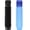 Black and Blue, variant on GOGHOST Emergency Portable Travel Urinal,Shrinkable Urinal for Travel,Traffic Jam and Queuing 2 Pack Black and Blue
