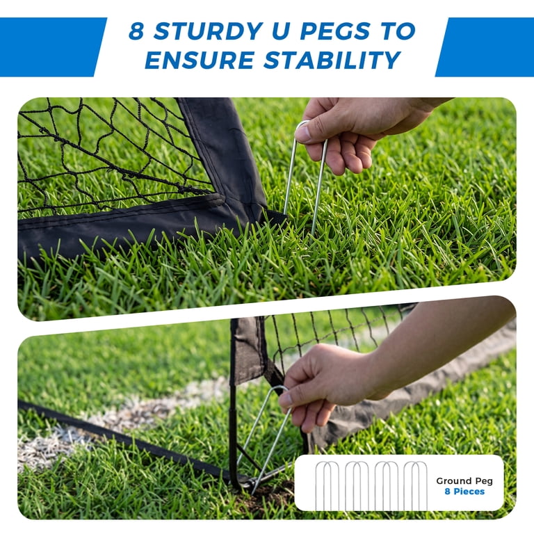 Vipuse 2 Pack Pop Up Soccer Goals with Ball photo 8