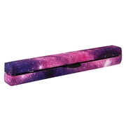 Resenkos 9ft Folding Gymnastics Balance Beam with Anti-Slip Base & Pine Frame - Multicolor