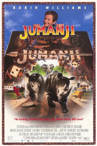 Jumanji - Movie Poster - 11 x 17 Inch (28cm x 44cm), This poster may have a  border as the image contained may not be 11 x 17 inches. By Moviegoods,USA  - Walmart.com