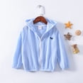 thumbnail image 2 of Abrigo para niños Chaqueta con capucha de algodón con protección solar para bebé niña niño, azul, 100 cm sidaley AP001415-01, 2 of 7