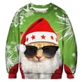 thumbnail image 3 of Suéter navideño feo 2022 con estampado 3D, divertido jersey navideño, sudadera con capucha para hombre y mujer, suéteres festivos para fiestas de otoño, jerséis, tops, 3 of 5