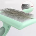 thumbnail image 4 of Dog Brush Stainless Steel Dogs Combs Massage Dog Grooming Brush Pet Hair Remover Cleaning Tools Soft Handle Cat Comb Brush Cat ShopWise Round, 4 of 13