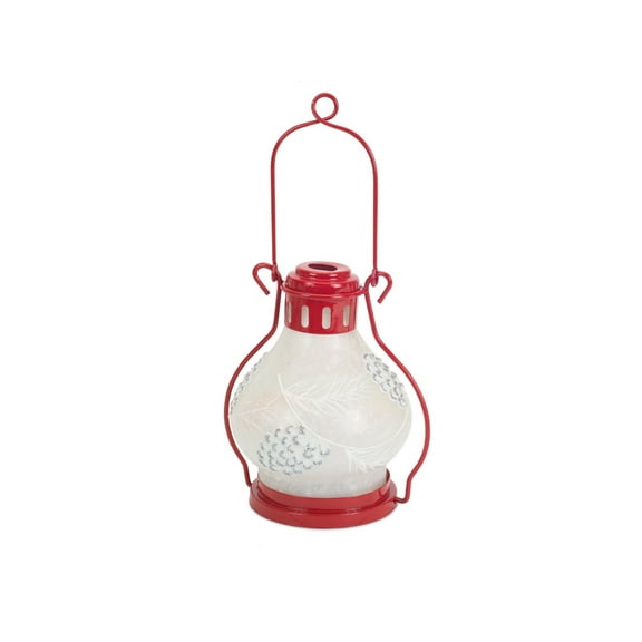 Melrose Battery Operated LED Lighted Pine Cone Lantern with Timer - 12"