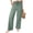 Mint Green women wide leg pants with pockets a1, variant on Women's Wide Leg Elastic Waist Pants with Pockets Solid Casual Long Trousers Lounge Beach Work Wear Fashion Summer Clothes, Mint Green S