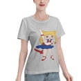 thumbnail image 2 of T-Shirt Basique à Manches Courtes pour Femmes Sailor Moon Édition Q Tsukiha, 2 of 6