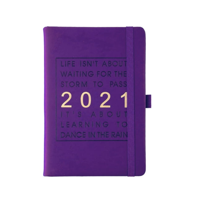 LSLJS A5 Semaine pour Visualiser Bloc-Notes Diary Couverture Rigide Design Mode Planificateur, un Carnet