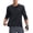 Black, variant on Men's Mountain Bike Shirts Long Sleeve Loose-fit Cycling Jersey Zipper Pocket UPF 50+ Workout Athletic Running Black M