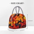 thumbnail image 2 of Balery Marigold Flowers In Different Colors Bolsa de Almuerzo para Mujeres, Caja de Almuerzo, Bolsa de Almuerzo Pequeña Impermeable, Tote de Almuerzo Reutilizable con Gran Capacidad, 2 of 6
